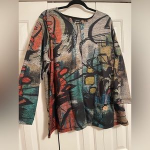 EUC Ali Miles fleece top. Size 1X